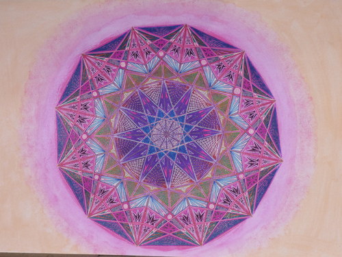 Mandala růžová — foto 3