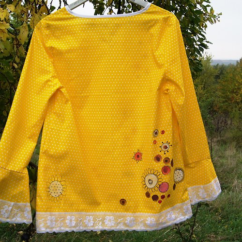 Romantická ivcatko tunika kuličková — foto 5