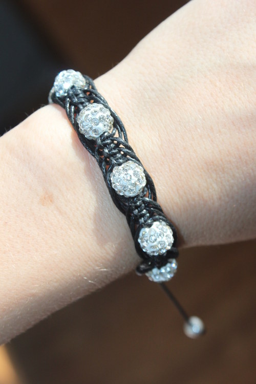 Náramek makramé Crystal — foto 5
