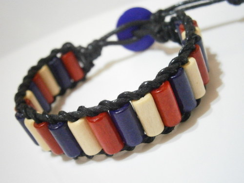 Dřevěný náramek (Wrap Bracelet) — foto 3