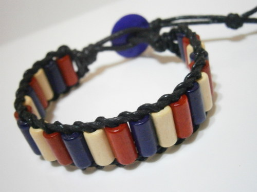 Dřevěný náramek (Wrap Bracelet) — foto 5