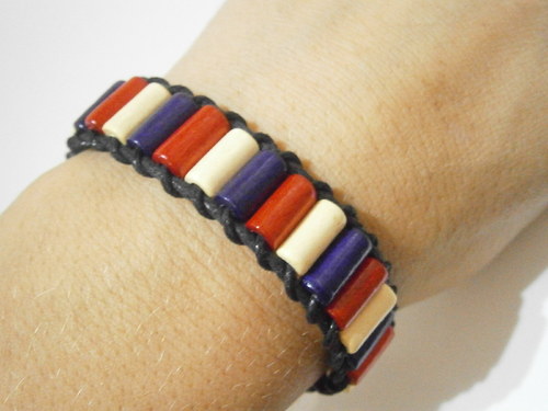 Dřevěný náramek (Wrap Bracelet) — foto 6