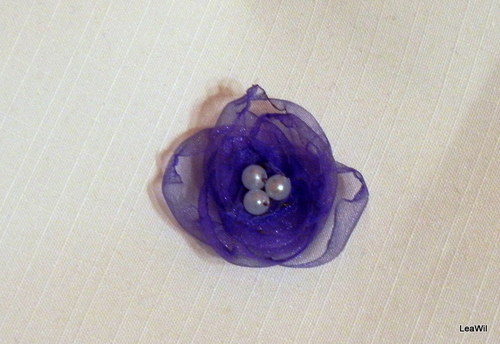 Fialová kytička — foto 3
