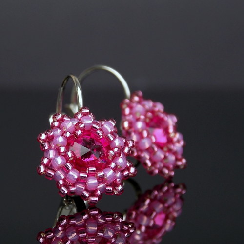 Něžné Fuchsie - Swarovski... — foto 2