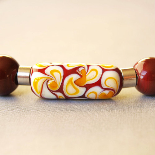 Red - náhrdelník z vinutek — foto 2