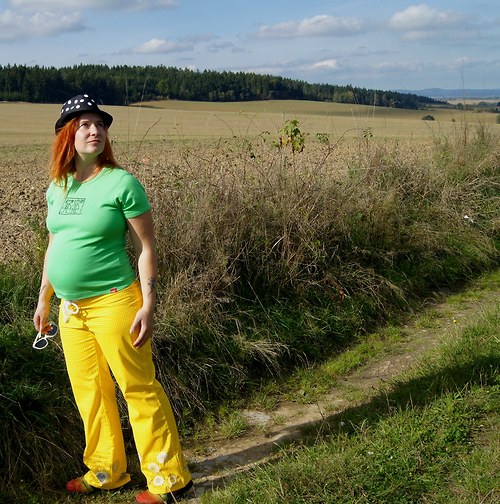 Malované gatě puntíkačky bambulaté — foto 4