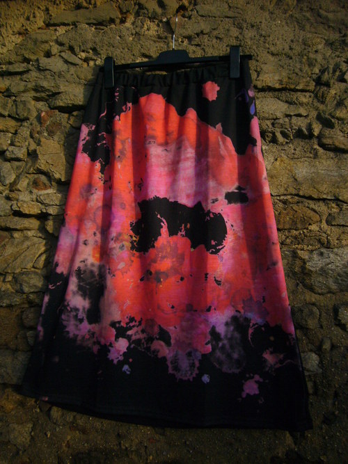 Lávová květina - maxi sukně — foto 2