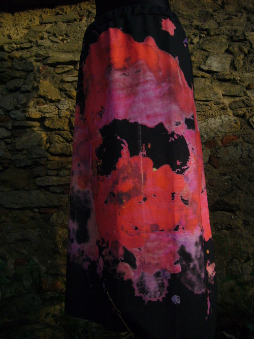 Lávová květina - maxi sukně — foto 6