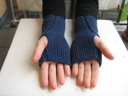 Návleky na ruce - dark blue — foto 2