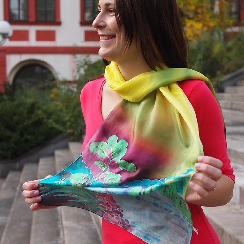 Procházka zamilovaných - Hedvábná šála — foto 6