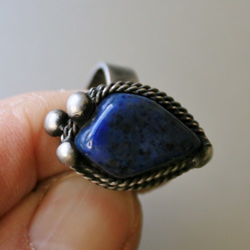Prsten - lapis lazuli — foto 4
