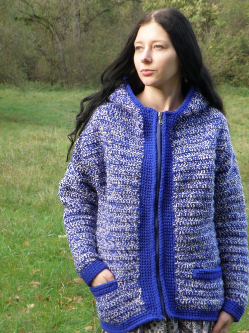 Megakapucák modro-smetanový, sleva pc 1650 — foto 2