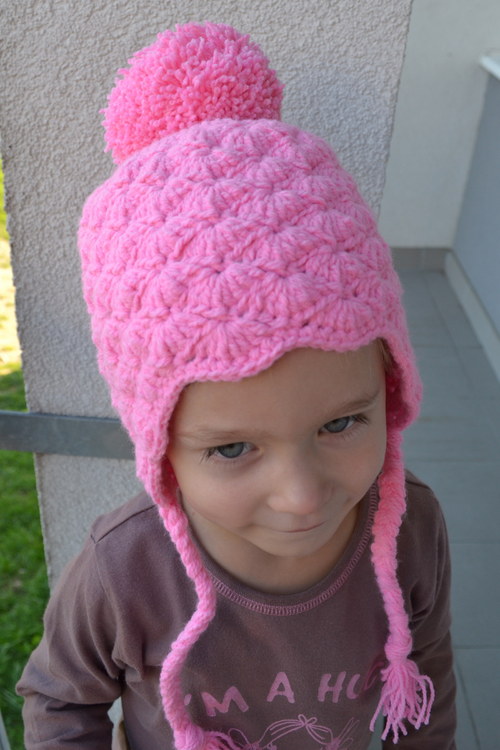 Háčkovaná čepička, kulíšek — foto 3