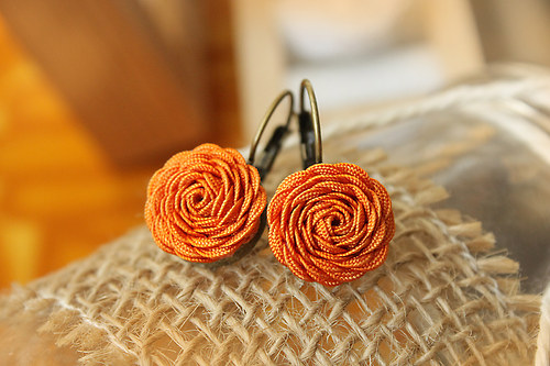 Orange vintage roses — foto 3