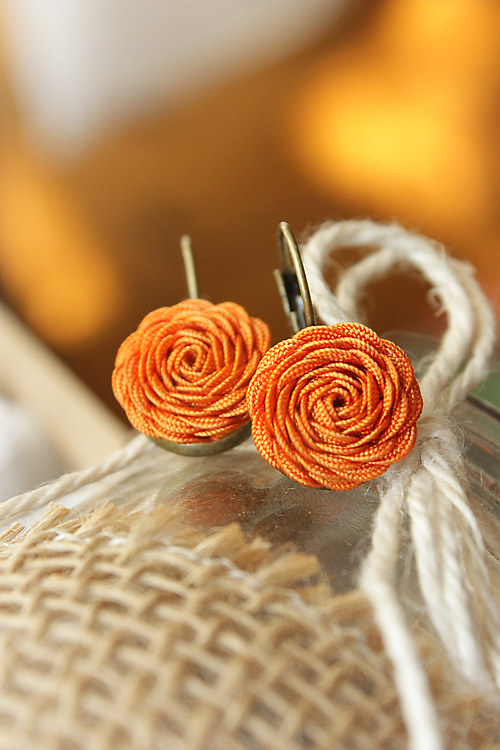 Orange vintage roses — foto 4