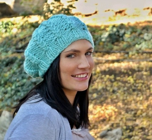 Pletený Baret — foto 2