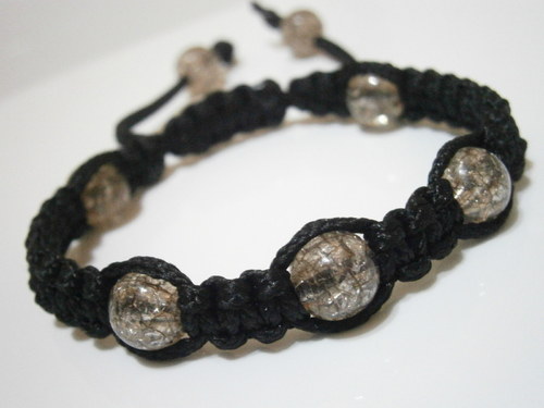 Pánský Shamballa náramek (makramé/macramé) — foto 3