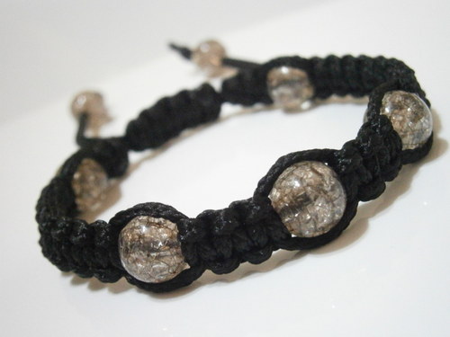 Pánský Shamballa náramek (makramé/macramé) — foto 4