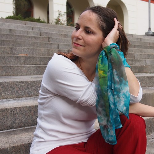 Teena - Hedvábná šála — foto 2