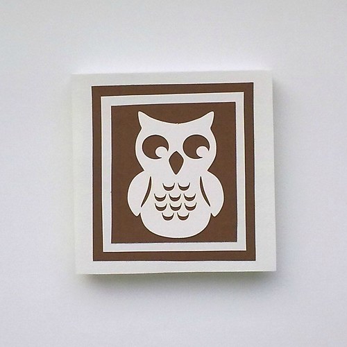 Bloček střední - chytrá sova (Post-it) — foto 2