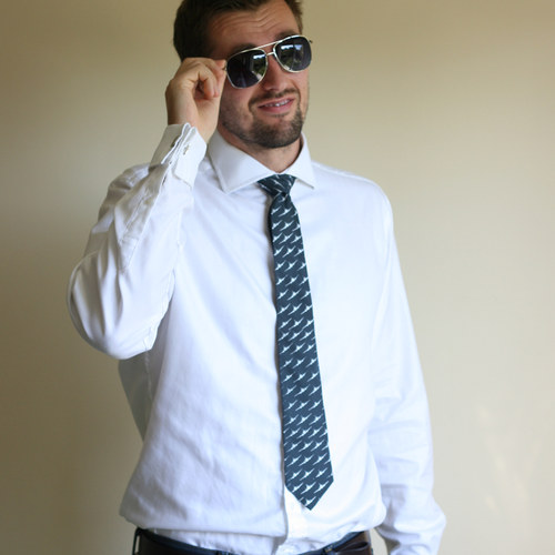 Kravata aviator #2 black — foto 3