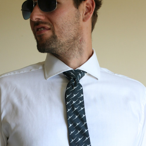 Kravata aviator #2 black — foto 5