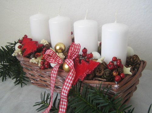 Adventní podlouhlý košík — foto 2