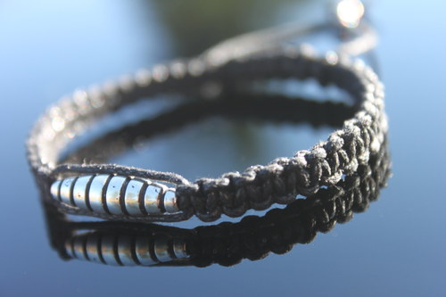 Náramek makramé/shamballa Unisex — foto 2