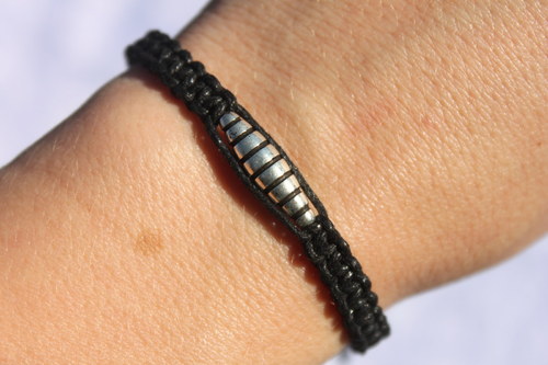 Náramek makramé/shamballa Unisex — foto 4
