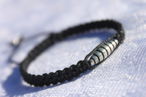 Náramek makramé/shamballa Unisex — foto 5