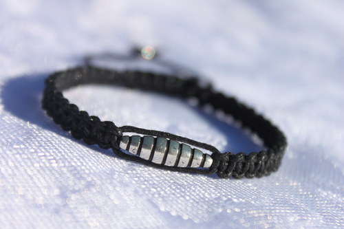 Náramek makramé/shamballa Unisex — foto 6