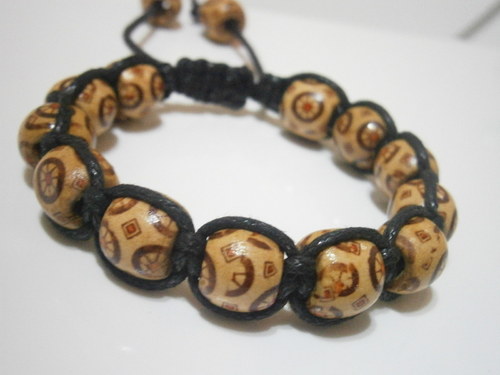 Pánský Shamballa náramek (macramé) — foto 3