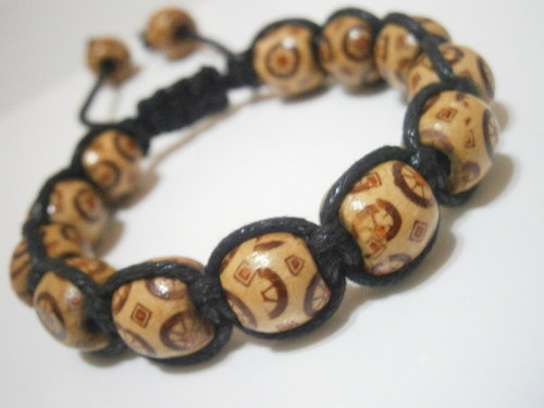 Pánský Shamballa náramek (macramé) — foto 4