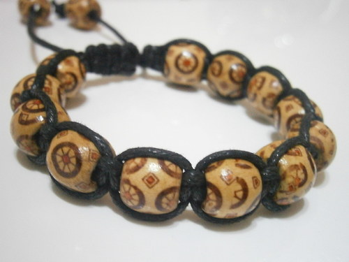 Pánský Shamballa náramek (macramé) — foto 5