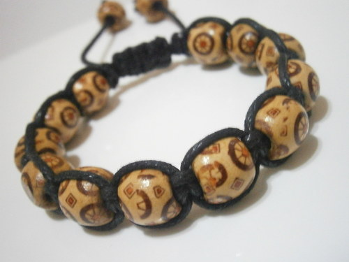 Pánský Shamballa náramek (macramé) — foto 6