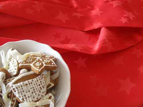 Ubrus velký vánoční červený — foto 2