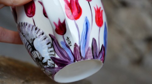 Kocour v tulipánech — foto 3