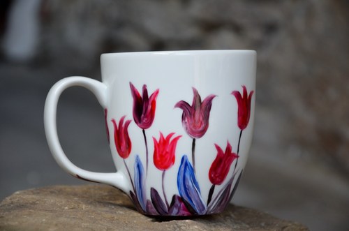 Kocour v tulipánech — foto 4
