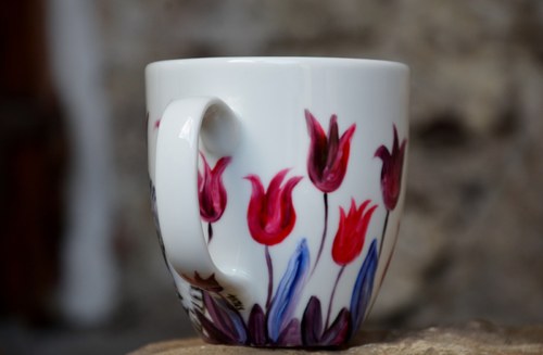 Kocour v tulipánech — foto 5