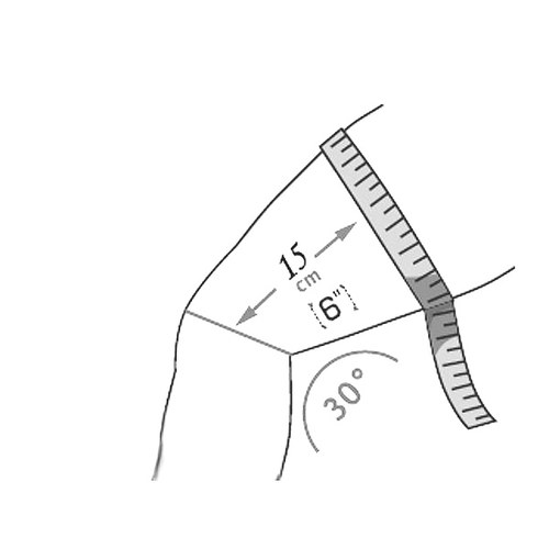 Podvazek krajkový modrý 0325 — foto 2