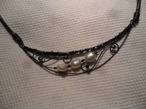 Pearl Beauty Black náhrdelník — foto 2