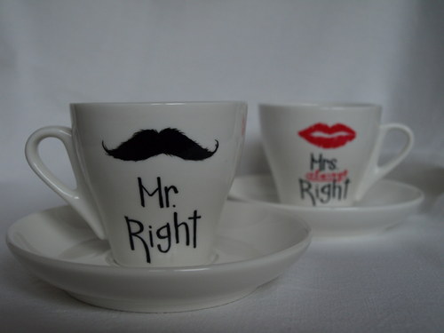 Espresso šálky - Mr. and Mrs. Right — foto 2