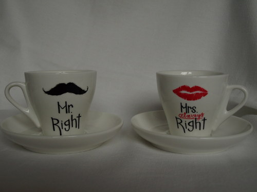 Espresso šálky - Mr. and Mrs. Right — foto 4
