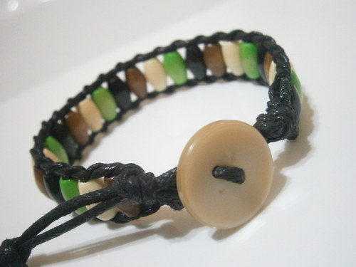 Přírodní pánský náramek (Wrap Bracelet) — foto 4