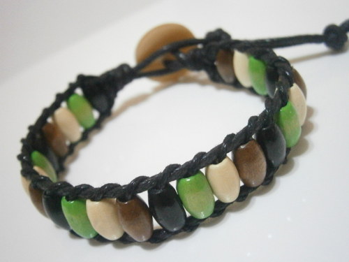 Přírodní pánský náramek (Wrap Bracelet) — foto 5