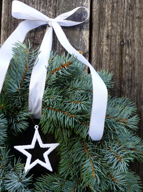 Adventní modrý s hvězdou — foto 3
