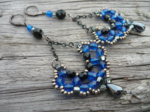 Náušnice Blue Velvet — foto 4