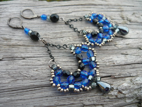 Náušnice Blue Velvet — foto 6