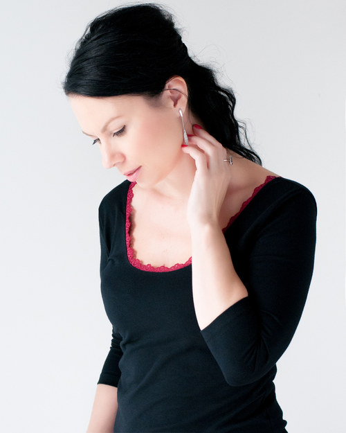 Dámské tričko černé — foto 3