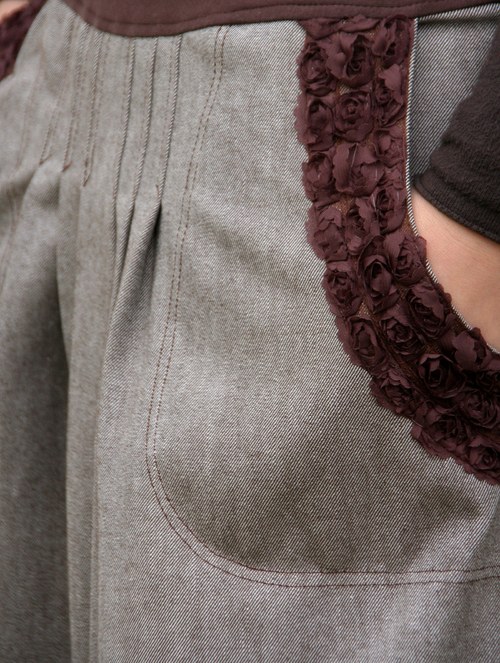 Sukně kapsovitá zdobená:-) — foto 6